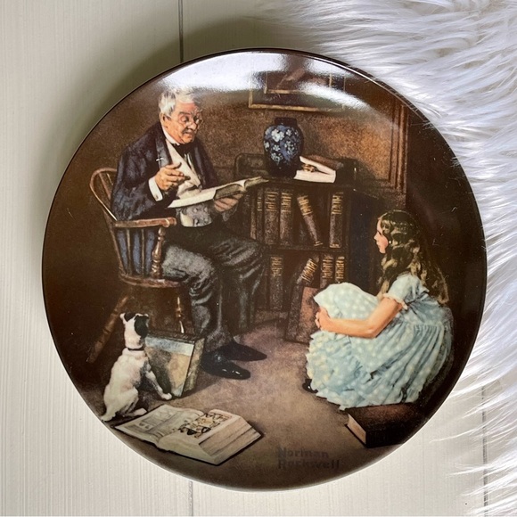 NORMAN ROCKWELL | "The Story Teller" Heritage Collection #8 - Picture 9 of 10